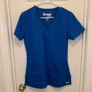 SOLD ❗️Grey’s Anatomy Royal Blue Active Scrub Top
